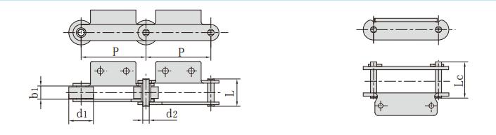 P100F356A2-F_帶附板<font color='red'>輸送</font>鏈
