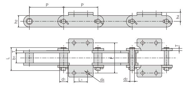 <font color='red'>P160</font>F99K2_帶附板輸送鏈_工程