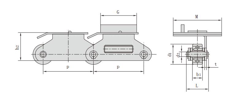 <font color='red'>M112</font>F44-P-160_汽車生產線鏈條