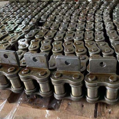 40AA1_2.4寸單側單孔帶彎板附件輸送鏈